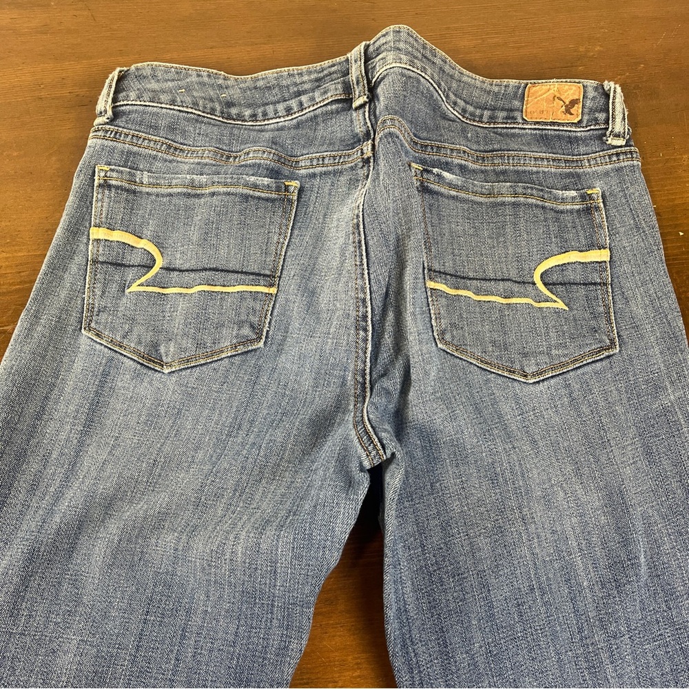 American Eagle 🦅 Stylish Blue Skinny Jeans - Picture 4 of 8
